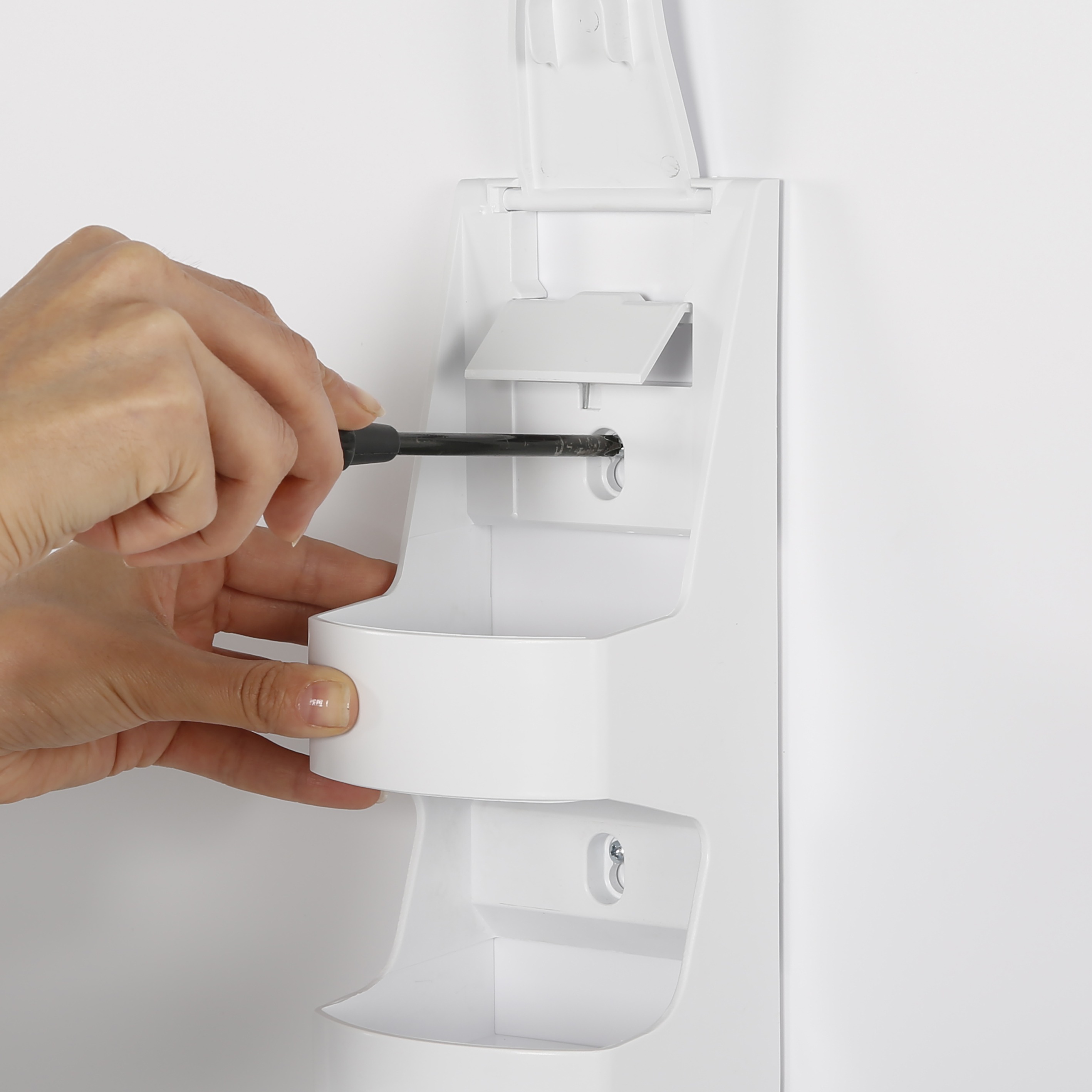 Tool Free Dispenser Vol2 For Wall And Glass Mounting MT Displays