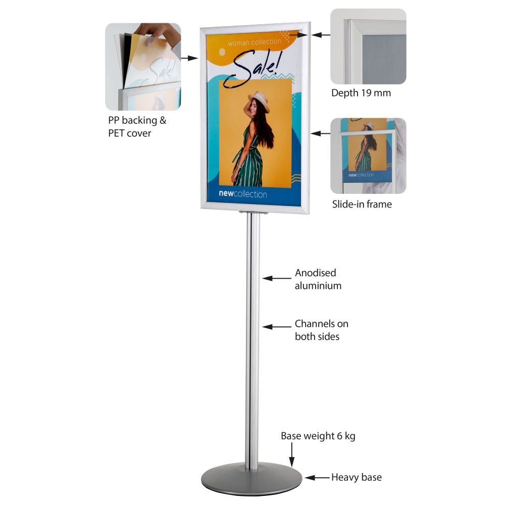 Sign Holder Stand MT Displays