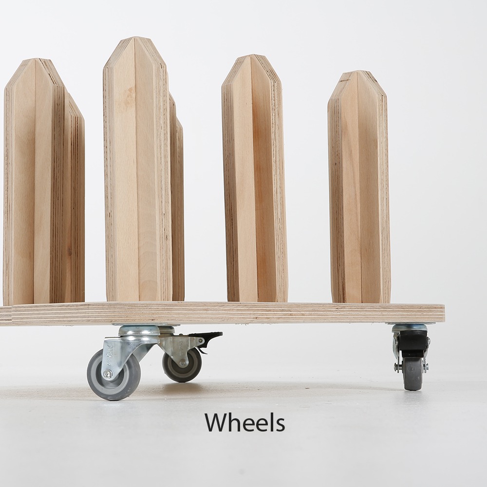 Wooden Roll Stand MT Displays
