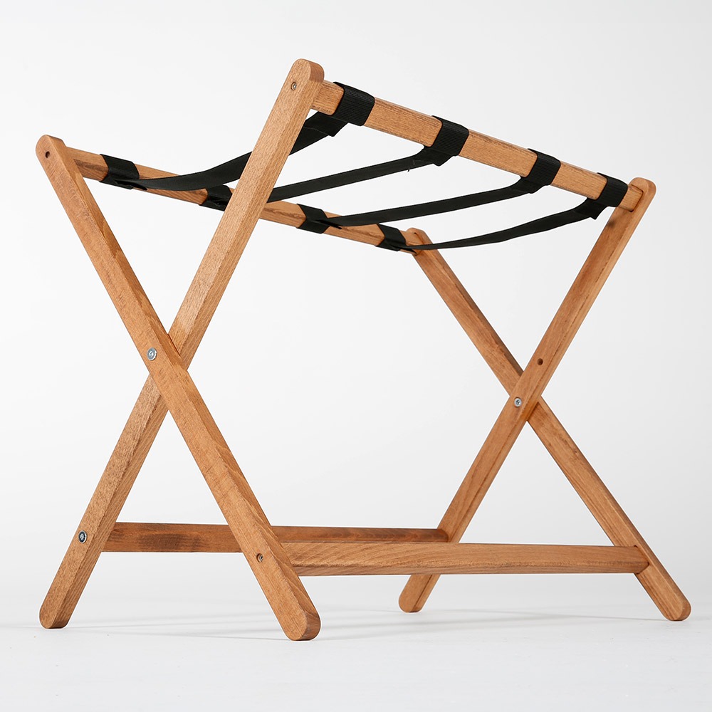 Wood Folding Luggage Rack MT Displays