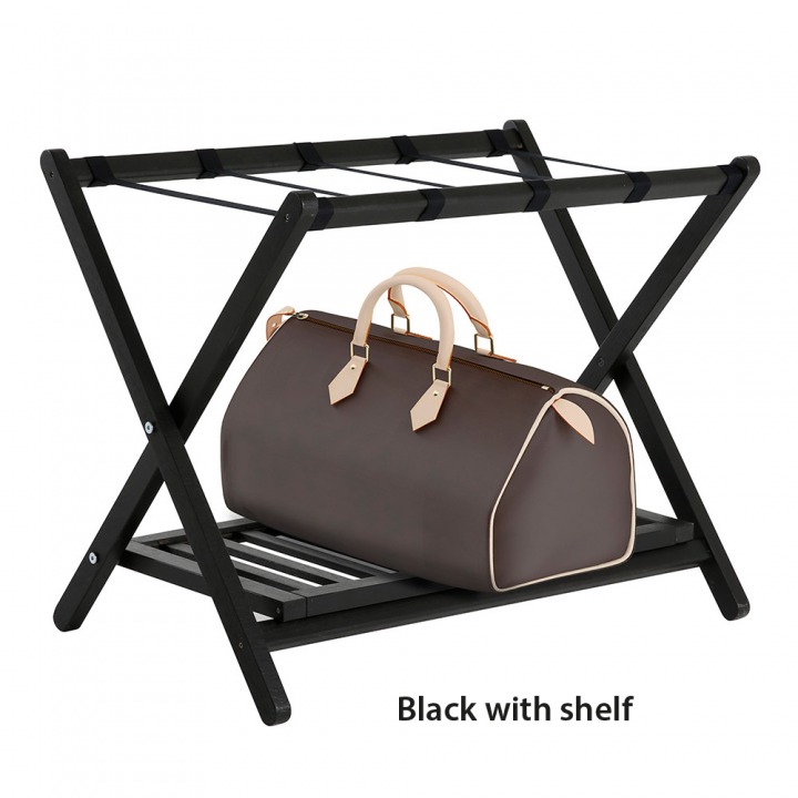 Wood Folding Luggage Rack MT Displays