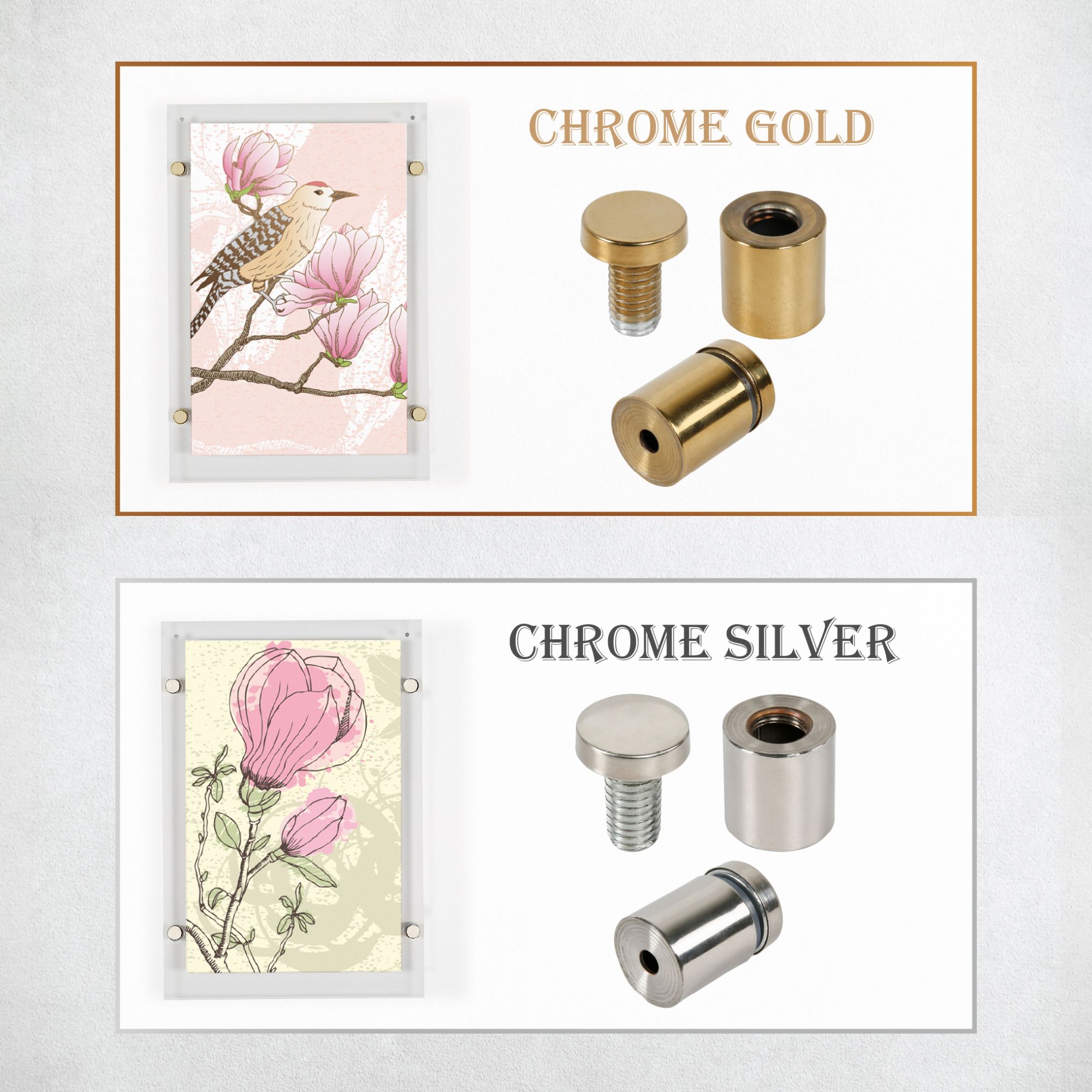 Standoff Mount Acrylic Sign MT Displays