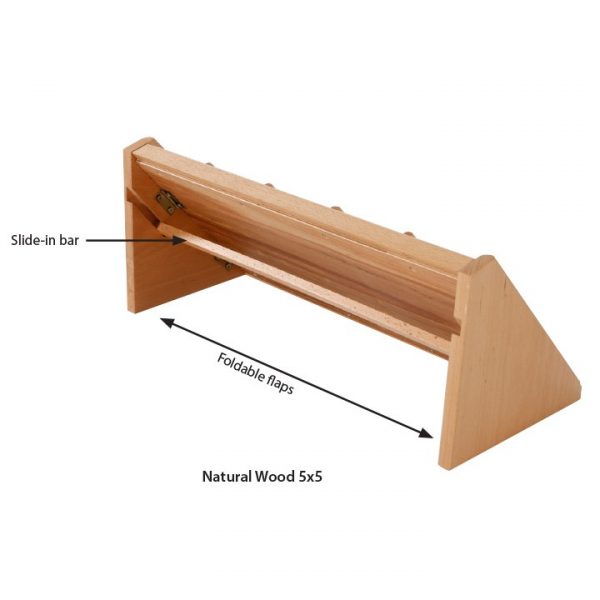 Desktop Wooden Card Holder MT Displays