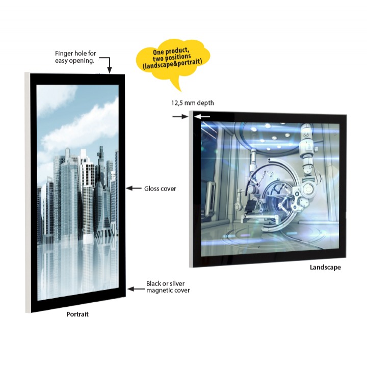 Frame Single Sided MT Displays
